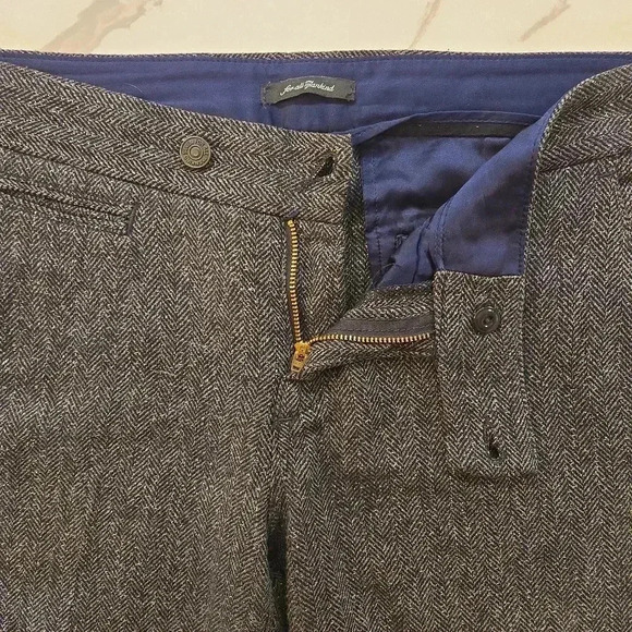 7 For All Mankind Womens Wool Low Rise Flare Trouser Pants Gray Size 30 - Picture 10 of 14